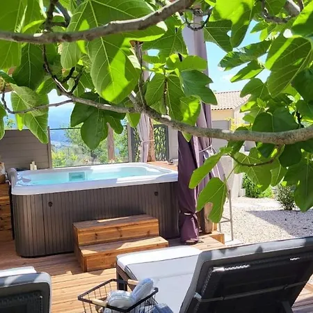 L'Antre Deux Pierres, Romantisme, Jacuzzi Exterieur, Plateau Dinatoire Bouyon Exterior photo